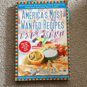 America's Most Wanted Recipes: Kids Menu by Ron Douglas - Multicolor Cover